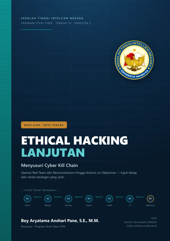 Sampul buku Ethical Hacking Lanjutan