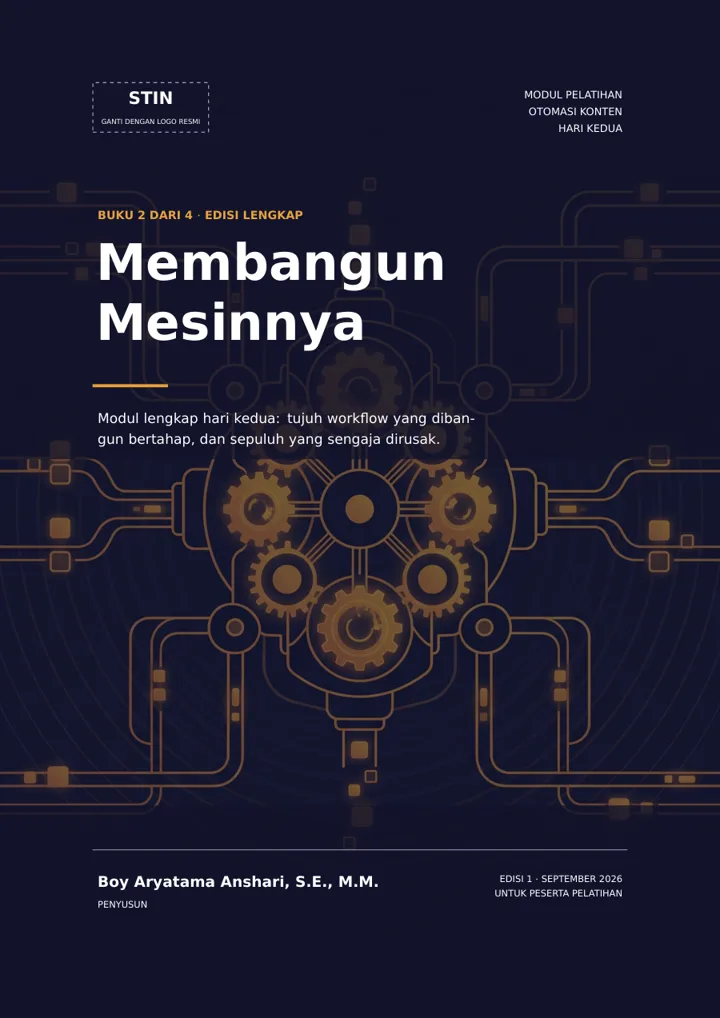 Sampul buku Membangun Mesinnya